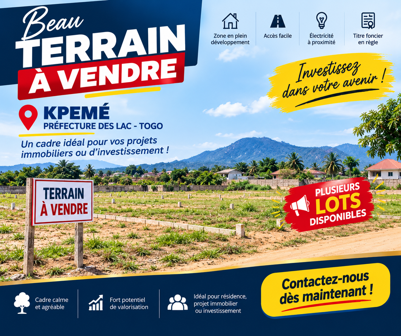 Terrain à vendre