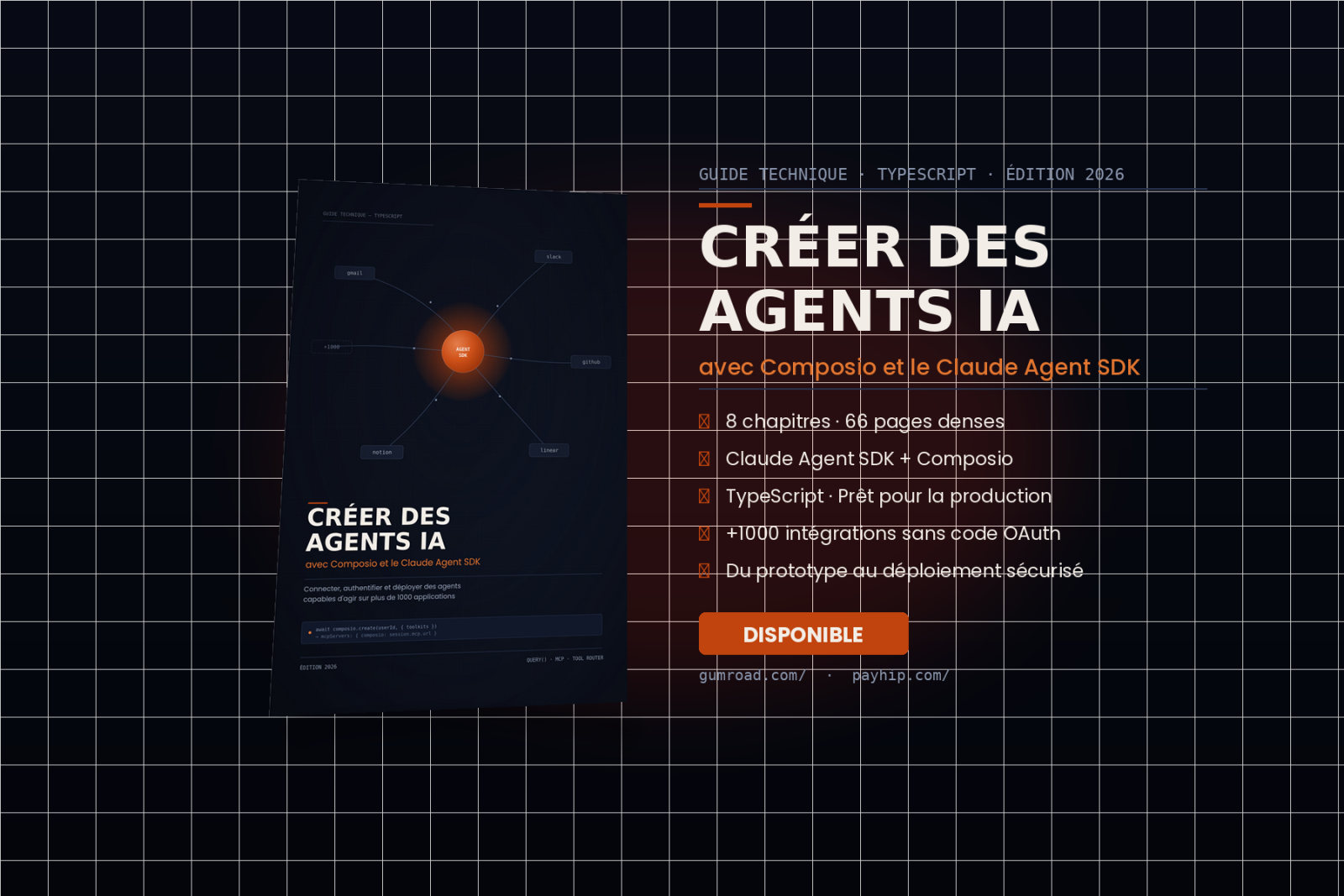 Créer des agent IA avec composio et claude SDK
