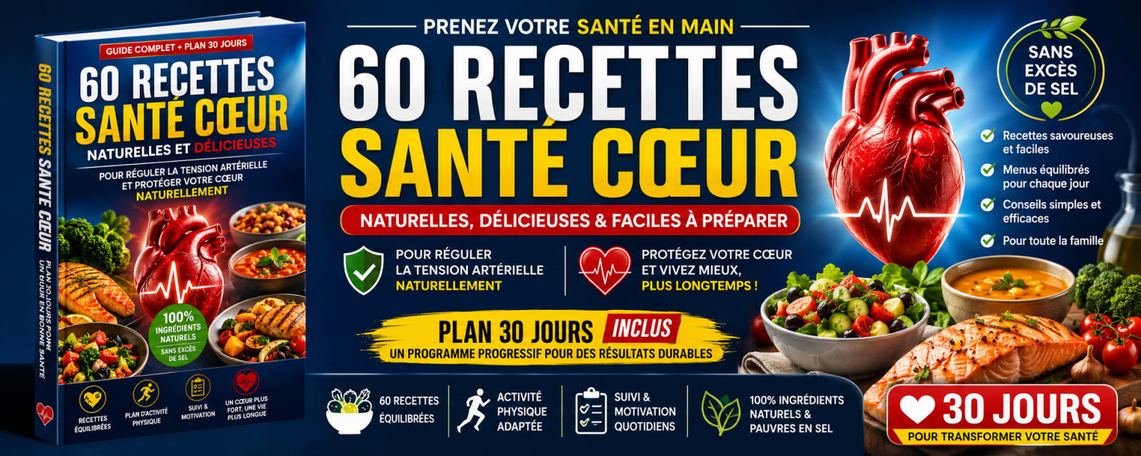 La méthode 30jours pour adopter des habitudes favorables à une bonne santé cardiovasculaire