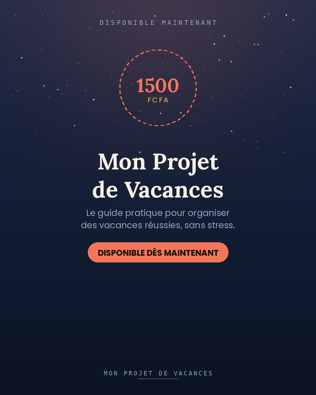 Project vacances