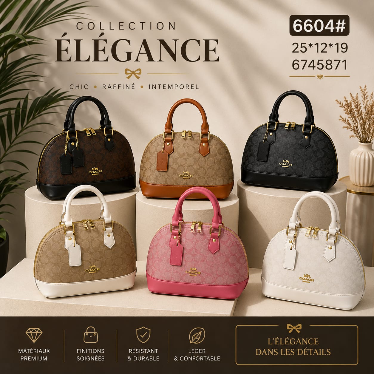 Sac à main femme matelassé avec chaîne dorée