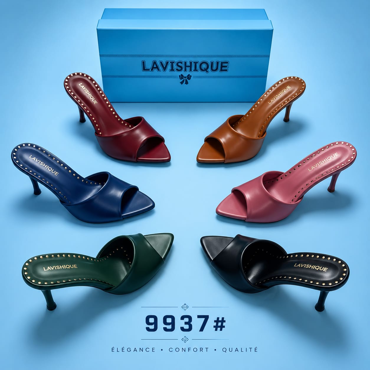 Mules femme à talon chic, confort et élégance