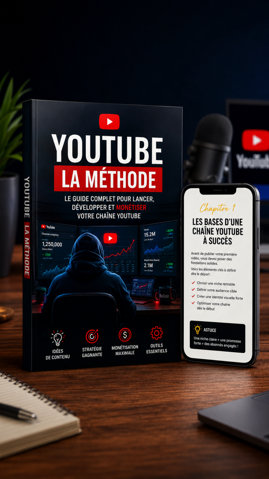 YouTube La Méthode : Le Guide Complet pour Lancer, Développer et Monétiser sa Chaîne »