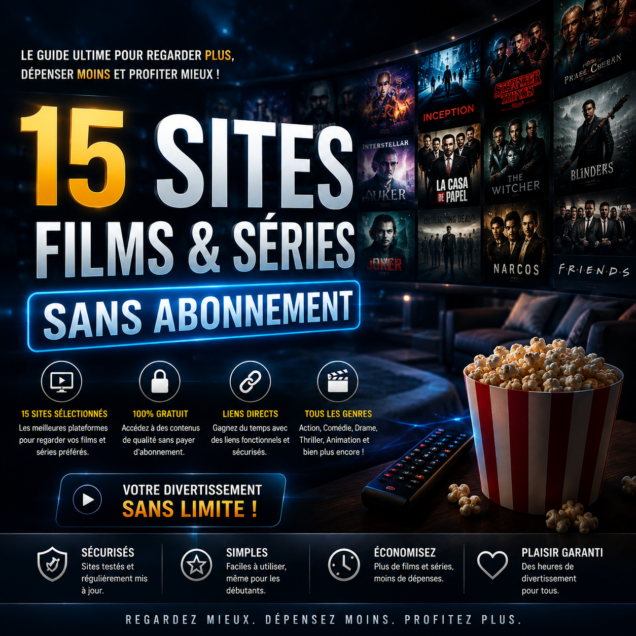 15 sites films et séries sans abonnement