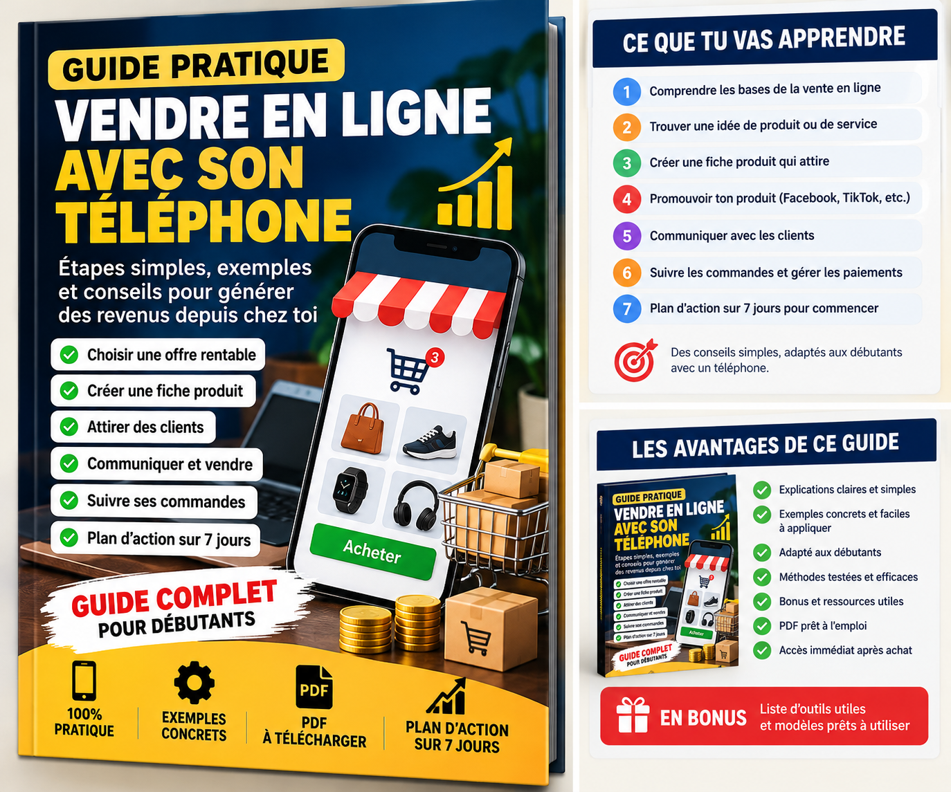 Guide pratique pour vendre en ligne avec son téléphone